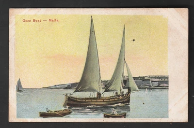 £3.99 • Buy Rare Malta 1895 Undivided Back Postcard Showing Gozo Boat
