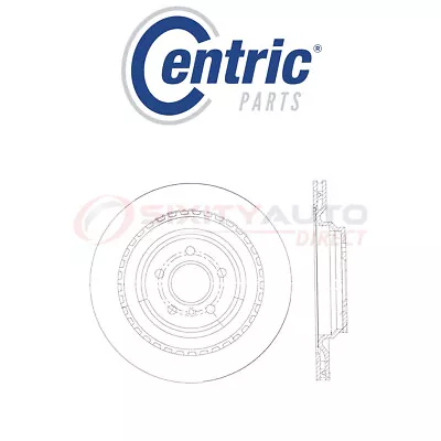 Centric High Carbon Alloy Disc Brake Rotor For 2013-2015 Mercedes-Benz ML350 Rg • $122.44