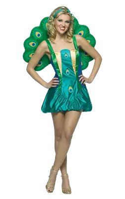 £30.99 • Buy Women's Peacock Bird Novelty Funny Fancy Dress Costume