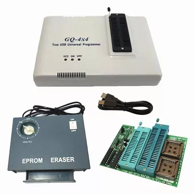 PRG-113 Programmer+UV EPROM Eraser +16 Bit EPROM ADP Support W25Q256 MX29F1615 • $159