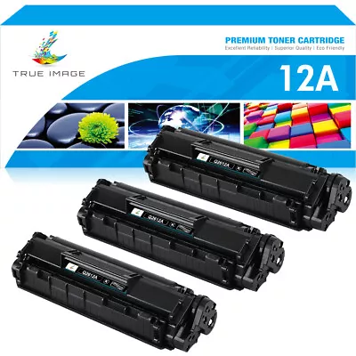 Q2612A 12A Toner Compatible With HP LaserJet 1018 1020 1022 Ink - 3 PACK Black • $26.58