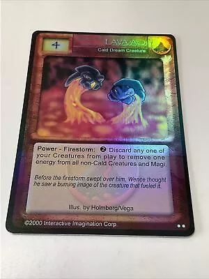 Lava AQ - Cald Dream Creature - Foil First Edition Uncommon - Magi Nation Card • $20