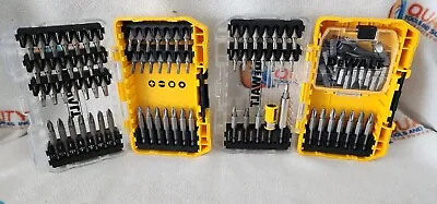 2x DeWALT Torx Philips Slotted Square Impact Ready Bits Set With Tough Case • $31.95