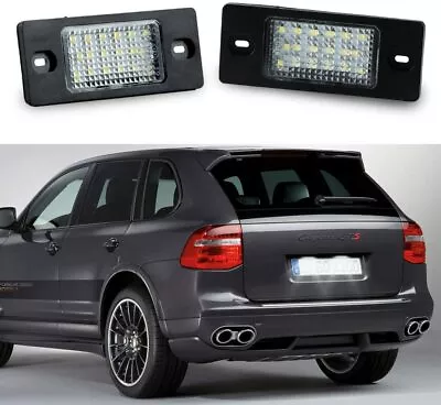 18SMD LED License Plate Light For VW Golf5 Passat Tiguan Touareg Porsche Cayenne • $11.99