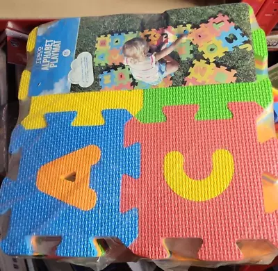 36x Alphabet Baby Foam Play Mat – Kid Soft EVA Crawling Jigsaw Puzzle Floor Tile • £10.50