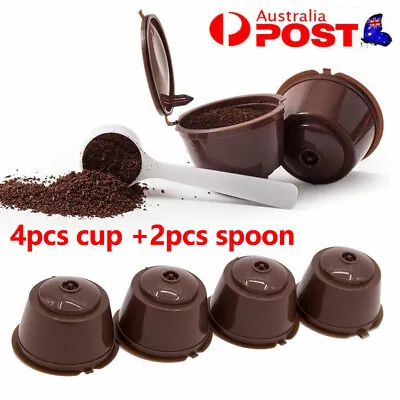 2 Sets Filter Pod Refillable Dolce Gusto Reusable Pod Nescafe Coffee Capsule Cup • $12.96
