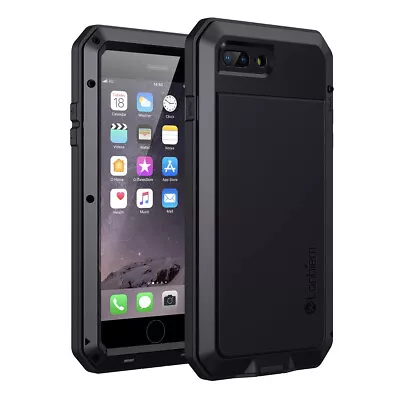 For IPhone SE 2022/2020 8 7 6s Plus Metal Case Heavy Duty Shockproof Tough Cover • $20.89