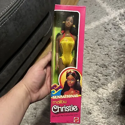 Mattel Sunsational Malibu - Christie Barbie Doll 1981 (7745) African American • $134.99