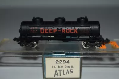 N Scale Atlas 2294 Deep Rock 3-Dome Tank Car 207 C36726 • $16.99