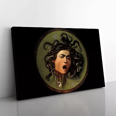 The Head Of Medusa By Caravaggio Canvas Wall Art Print Framed Picture Home Decor • $36.93