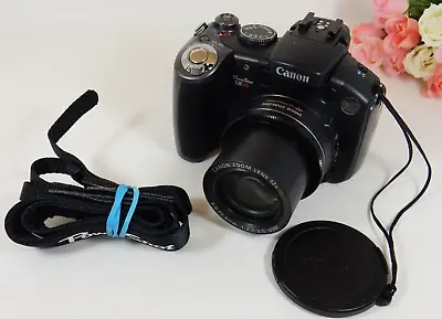 Canon PowerShot S5 8.0 MP Digital Camera - Black • $80