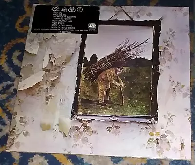 LED ZEPPELIN IV / LED ZEPPELIN 1977 ATLANTIC LP SD 19129 RE W/Hype Sticker • $17.95