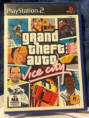 GRAND THEFT AUTO : Vice City   Playstation 2   PAL   AUS • $14.29