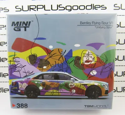 2023 Mini-GT Unifying Spur BENTLEY FLYING SPUR V8 Limited To 8888 Pieces #388 • $15