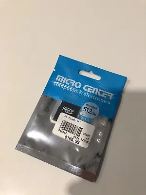 Micro SD SDHC SDXC Card & Adapter 512GB 10 U3 V30 A1 New Sealed • $29