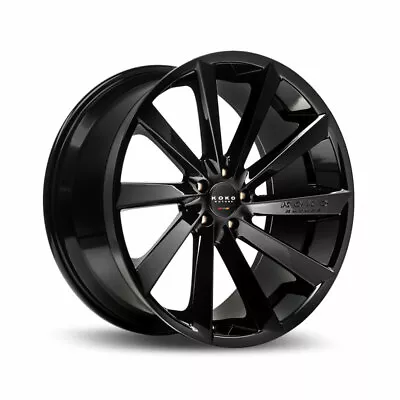 20  Koko Kuture Kapan Black 20x9 Concave Wheels Rims Fits Volkswagen CC • $2600