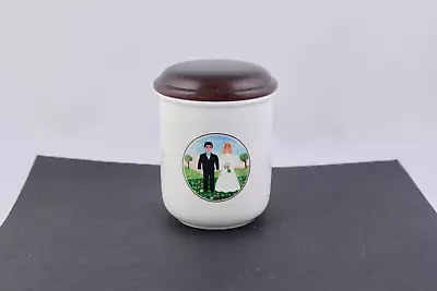 Nwob!!!! Villeroy & Boch Naif Wedding 3  Storage Jar & Lid • $24.99