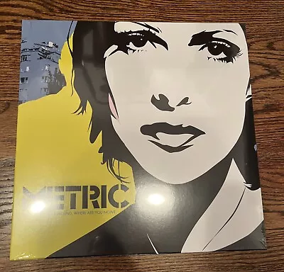 Metric - Old World Underground Where Are You Now - Yellow Black Color Vinyl LP • $35