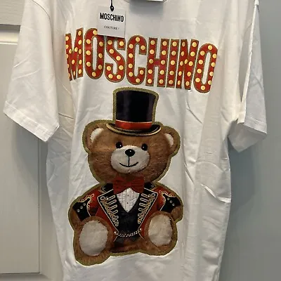 Moschino Couture Teddy Bear  Cotton T-shirt Size S Mens Size Nwt • $139