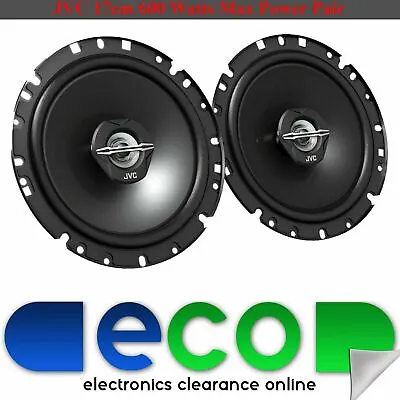 Peugeot 207 2006-12 JVC 17cm 6.5 Inch 600 Watts 2 Way Rear 3 Door Car Speakers • £34.99