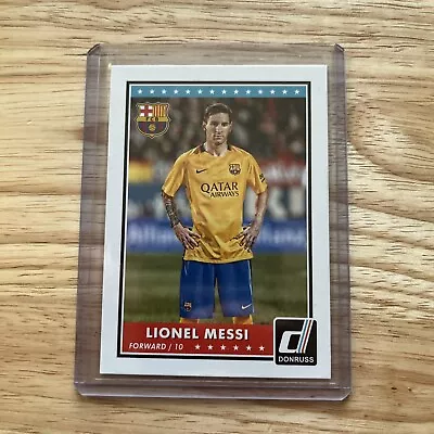 2015 Donruss #68 Lionel Messi FC BARCELONA • $5.99