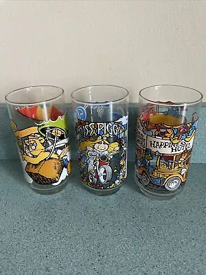 Vintage The Great Muppet Caper McDonalds Collector's Glasses Set Of 3 Glasses • $13.99