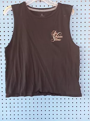 Volcom  Women Muscle Tank Top Black The Volcom Stone. • $8.99