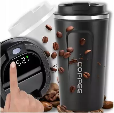 510ML Leakproof Insulated Thermal Travel Stainless Steel Coffee Mug Cup Flask UK • $16.89