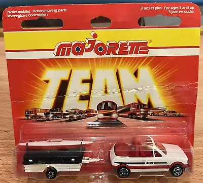 Majorette Peugeot 205 CTI + Canoe Trailer Sealed • £27