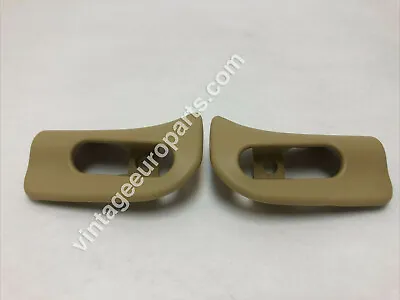 Pair Of Beige Sun Visor Trim Caps Mercedes Benz R129 SL500 SL600 1298110561 • $39.99