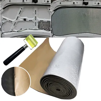 Self-adhesive Fireproof Sound Deadener Heat Insulation Mat For Car Hood Engine • $26.79