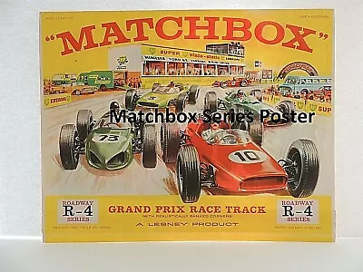 Matchbox R-4 Grand Prix Race Track  Poster Shop Sign Advert Leaflet. • $13.75