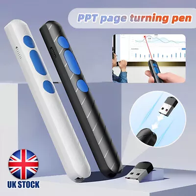 PowerPoint Presentation Remote Wireless PPT Presenter Laser Pointer Clicker UK • £11.25