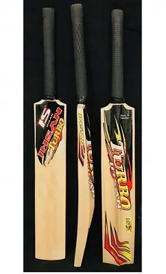 £16.99 • Buy IHSAN Cricket Bat Tape Ball / Tennis Ball Bat Wooden Short Handle Size ADULTS
