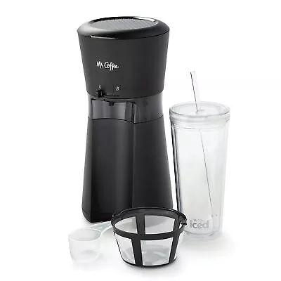 Mr. Coffee Iced Coffee Maker Single Serve Machine With 22-Ounce Tumbler And ... • $26.40