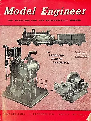 Vtg Model Engineer Magazine December 1958 The Bradford Jubilee Exhibition  M3358 • $11.04