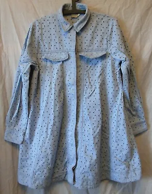 £11.96 • Buy Blue Denim Shirt Dress Size 10 Asos