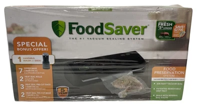 $69.95 • Buy Foodsaver Fm2000 Vacuum Sealer Machine With Special Bonus (epj022625)
