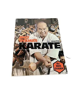 Vintage 1978 “Mas Oyama’s Essential Karate” Trade Paperback Book • $14.99