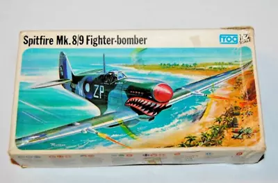 Vintage Frog Spitfire Mk 8/9 Fighter Bomber 1:72 Plastic Model England • $8.78