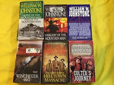 William W. Johnstone J.A. Johnstone  Lot Of 6 Paperbacks        Wj13 • $5.25