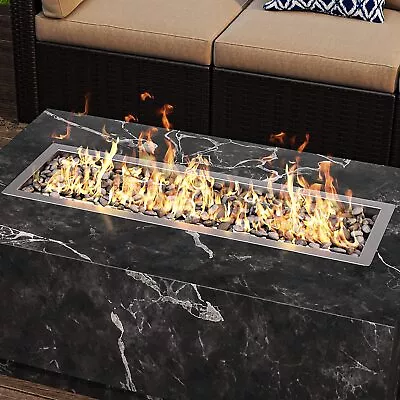 TAUS 32 X12  Drop-in Fire Pit Stainless Steel W/ Burner DIY Natural Gas Propane • $82.29