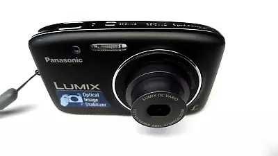 Panasonic Digital Camera Lumix DMC-S2 14.1MP Leica Lens 28mm Wide Box & Charger • £74.99