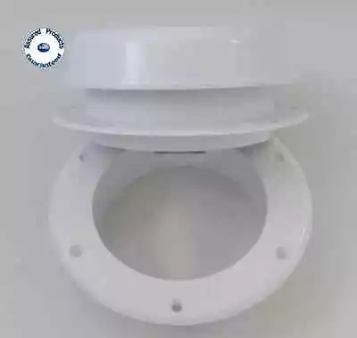 £28.50 • Buy Mushroom Air Vent 150mm White Plastic With Screwed Spindle; And Flange Also.
