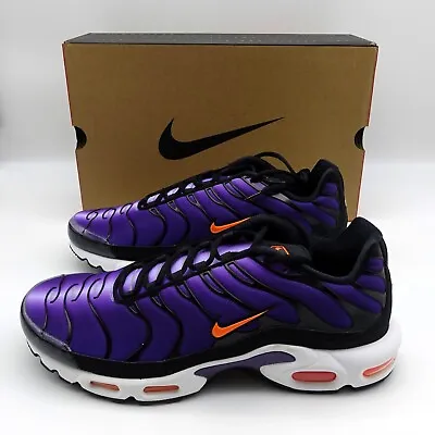 US 10.5 Authentic New Nike Air Max Plus OG TN Tuned  Voltage Purple  Sneakers • $250