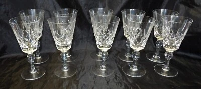 $74.99 • Buy Ten Stuart Crystal Sherry Glasses - Knightsbridge Pattern