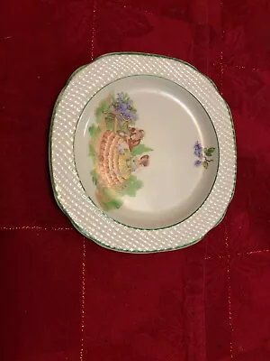 Swinnertons Ltd Hampton Ivory Square Pate Plate Lilac Time Australian Design BPP • £12