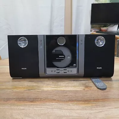 Philips Micro Hi-Fi System MC235B/37 Wall Mountable AM/FM CD Player Shelf Stereo • $45