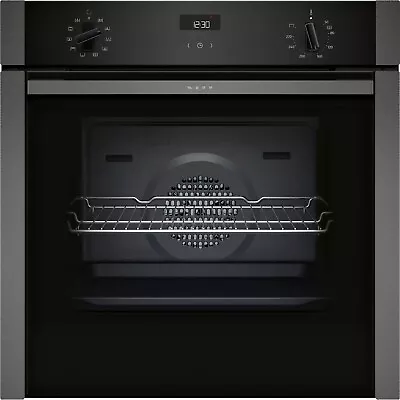 £779 • Buy Neff N50 Slide And Hide Electric Single Oven - Graphite B3ACE4HG0B