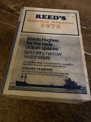 Vintage Reeds Nautical Almanac 1972 Kelvin Hughes • £14.95